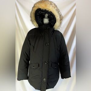 Gerry Webster Woman’s Jacket Faux Fur Hood